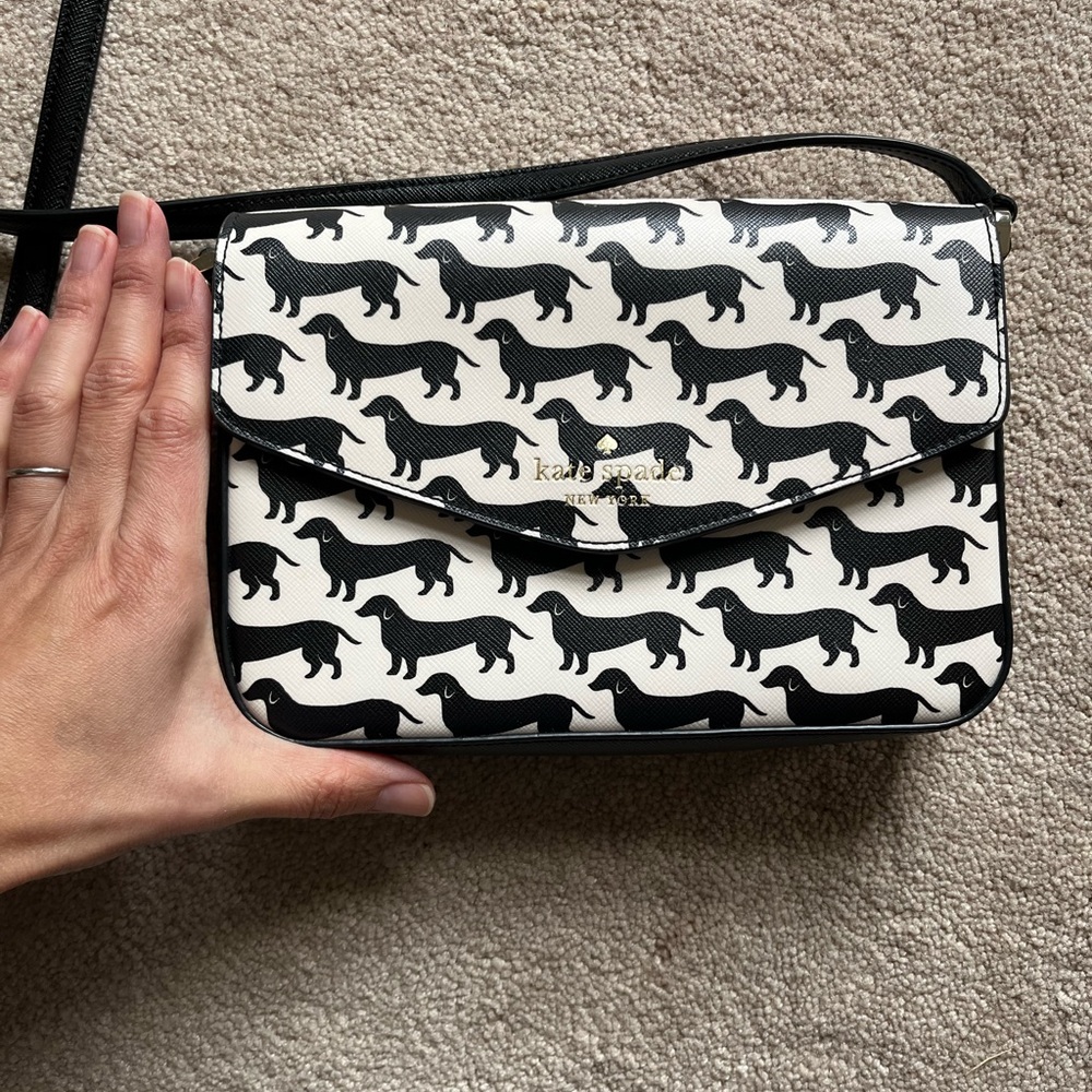 Kate Spade Sadie Envelope Dachshund Crossbody bag - Picture 5 of 6